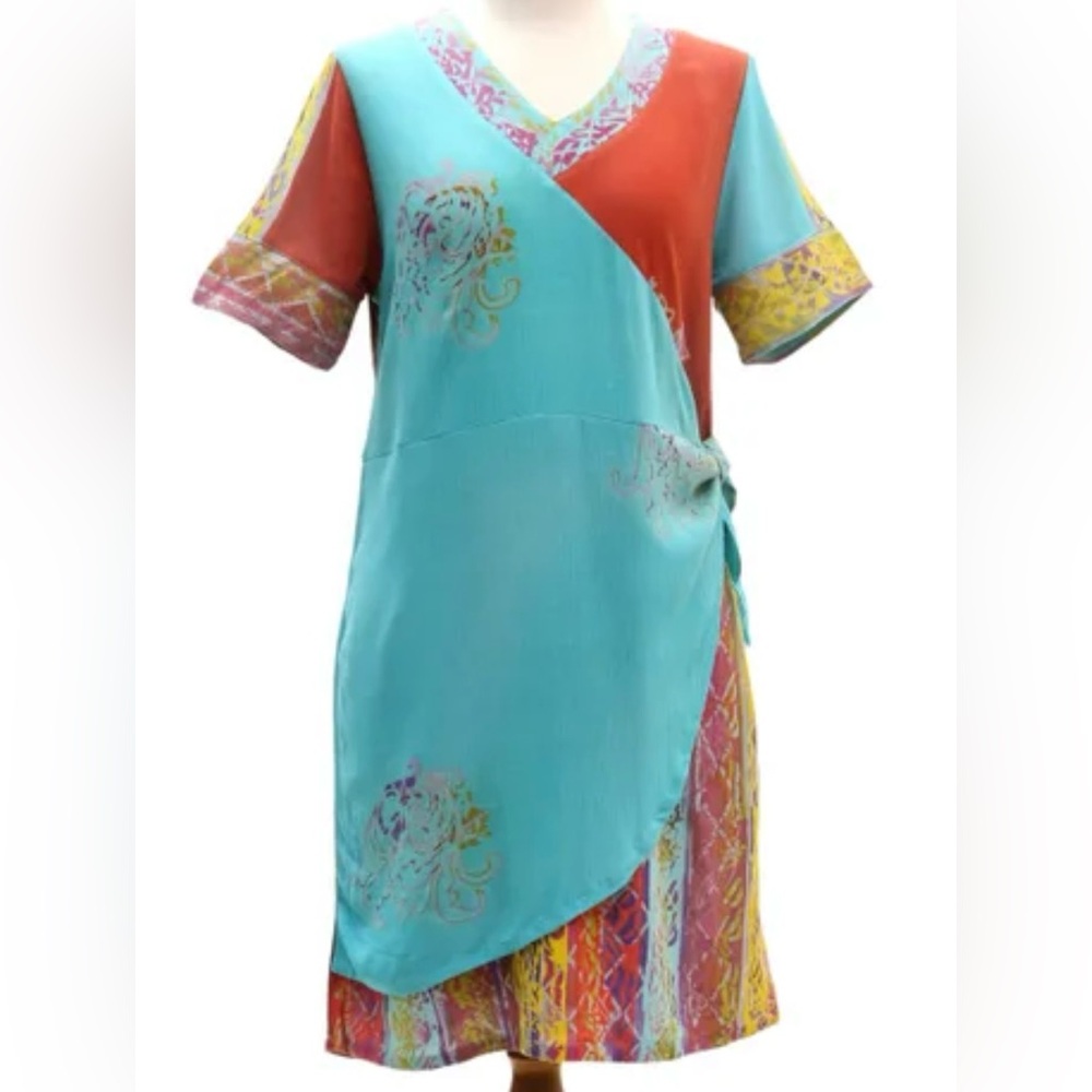 NOVICA Bali Rainbow Dress